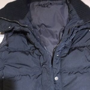 Theory brand designer woman’s black down vest L